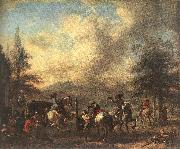 WOUWERMAN, Philips Riding School  4et oil painting reproduction